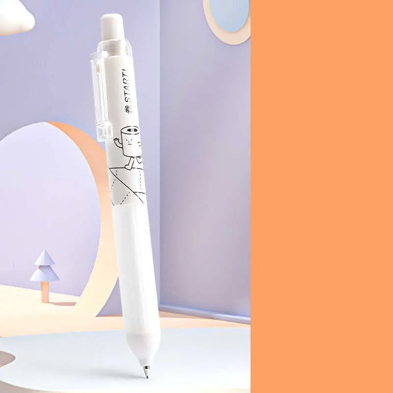 0.5mm automatic pencil with cloud grip in black or white colours