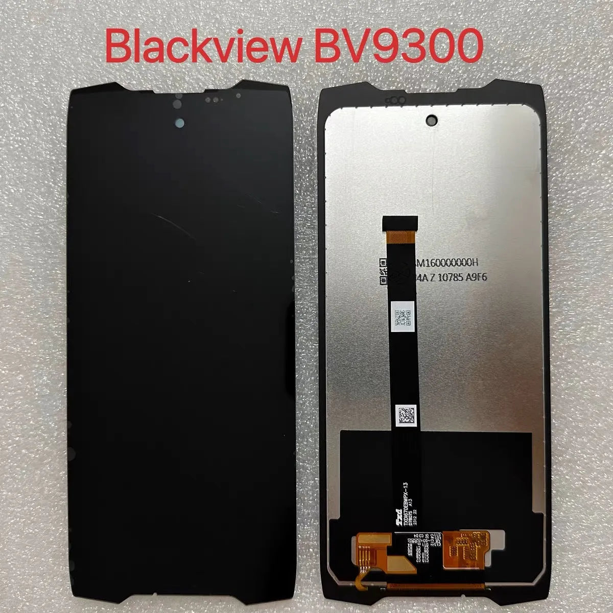 Blackview BV9300 LCD screen assembly with internal and external integrated display at 1080x768 resolution