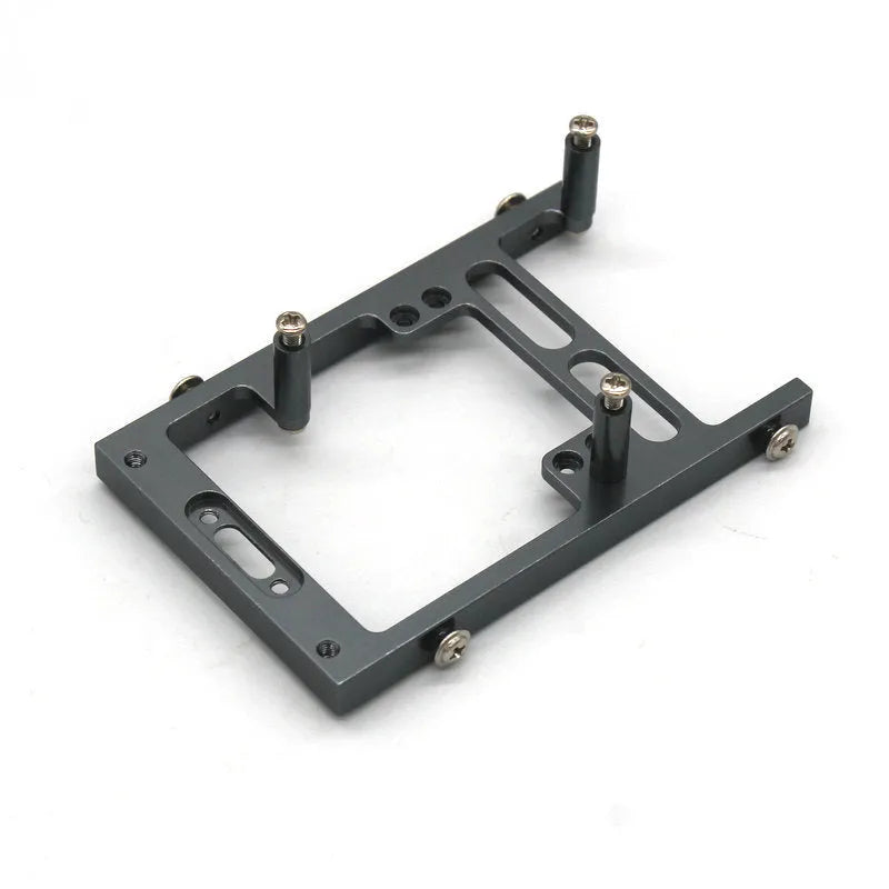 Alloy military remote control car accessories with grey metal components and black tyres
