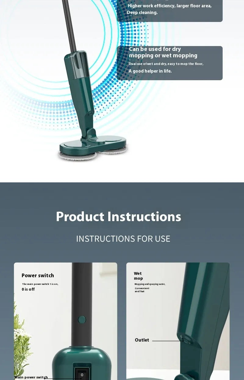 S5 Green wireless robot vacuum and mop all-in-one cleaning machine with hand wash-free basin.