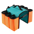 Black and orange bicycle double-sided beverage shelf bag with 2L capacity