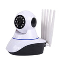 White dome security camera with 2 million pixel resolution for indoor and outdoor wireless surveillance