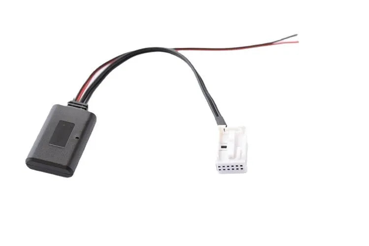 Bluetooth AUX audio cable and microphone kit for Citroen and Peugeot car stereos.