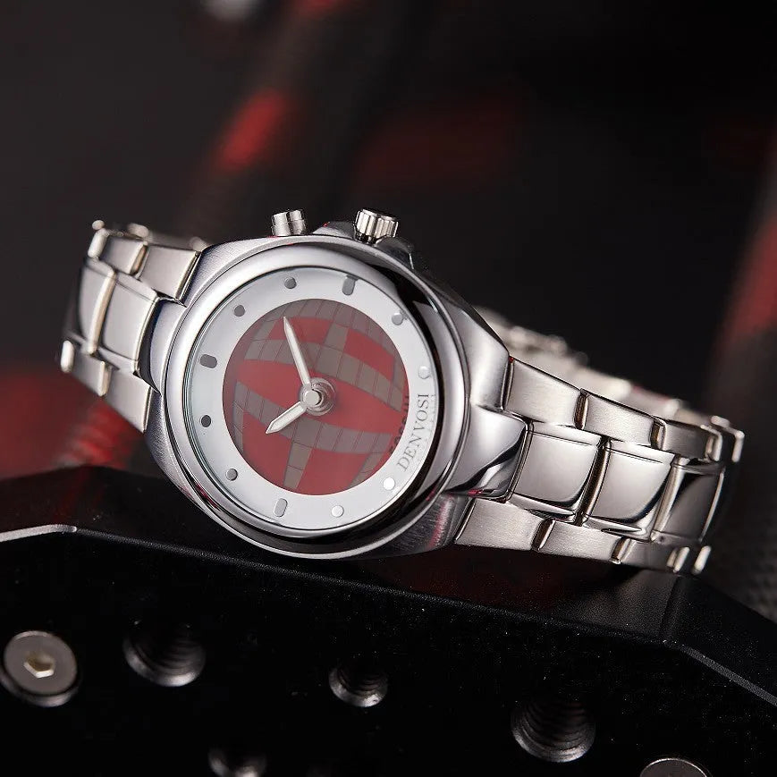 Y2K vintage digital watch with dual display LED screen and alloy strap