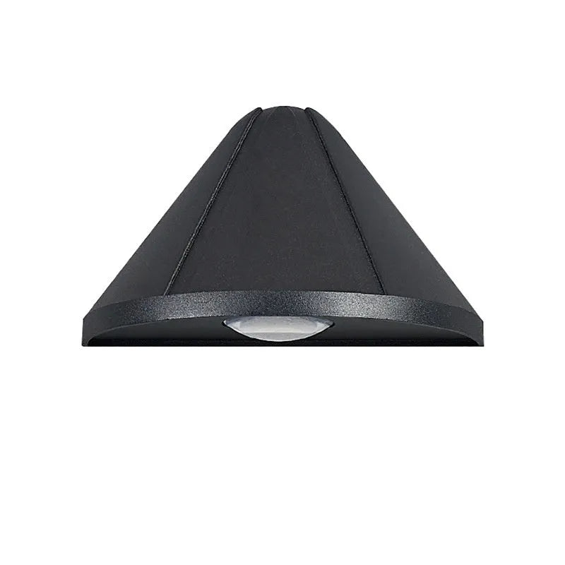 Black Bird's Nest design aluminium alloy LED courtyard lamp with IP65 waterproof rating for outdoor and bedroom use.
