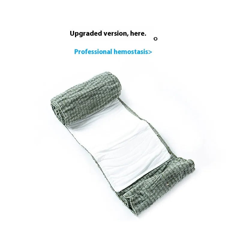 Training hemostatic bandage tactical gauze tape in 4-inch and 6-inch sizes for outdoor first aid practice