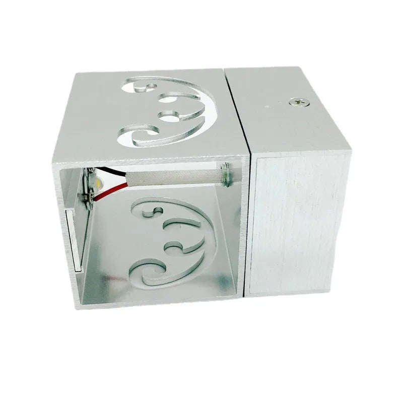 Modern aluminium butterfly wall lamp with remote control for colour changing options