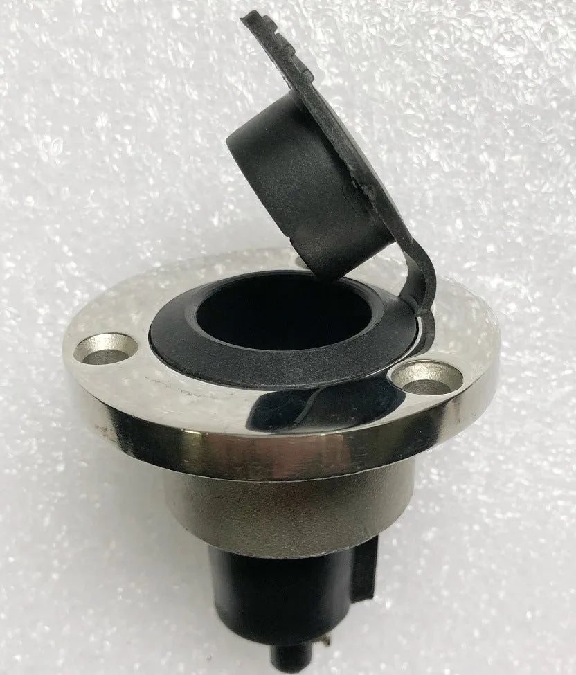 Yacht anchor light ring lamp socket with stainless steel pole and ABS base