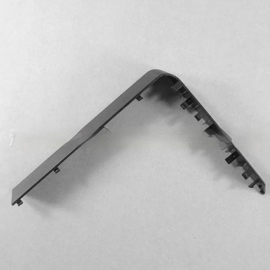 Black and white plastic 3.5-inch hard drive bay cover for PC cases.