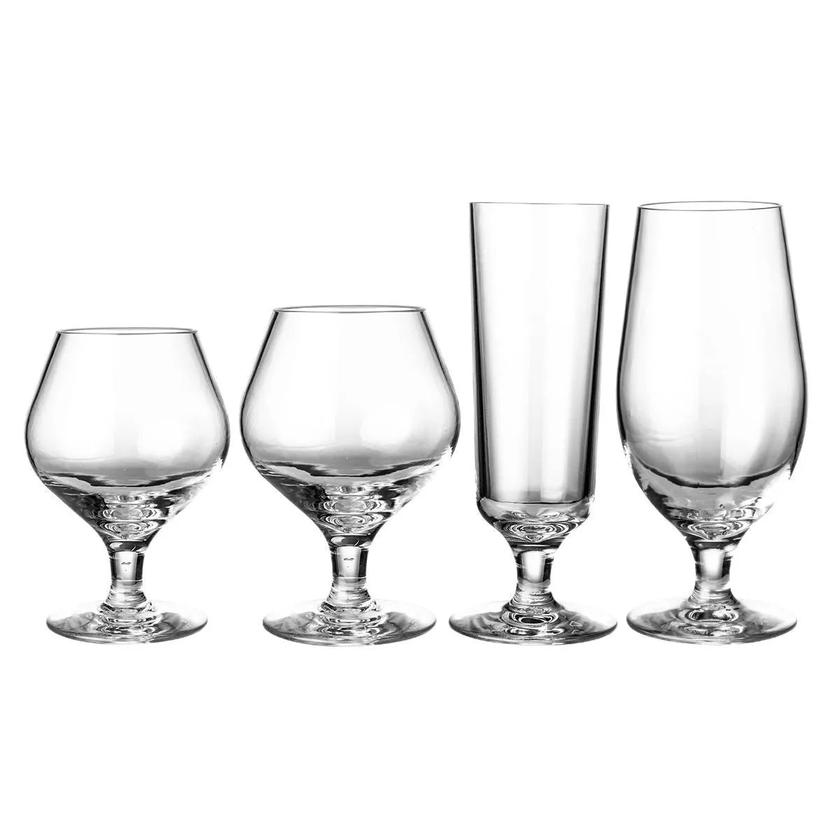 Clear PC acrylic red wine bottle for party catering in 300ml and 550ml sizes