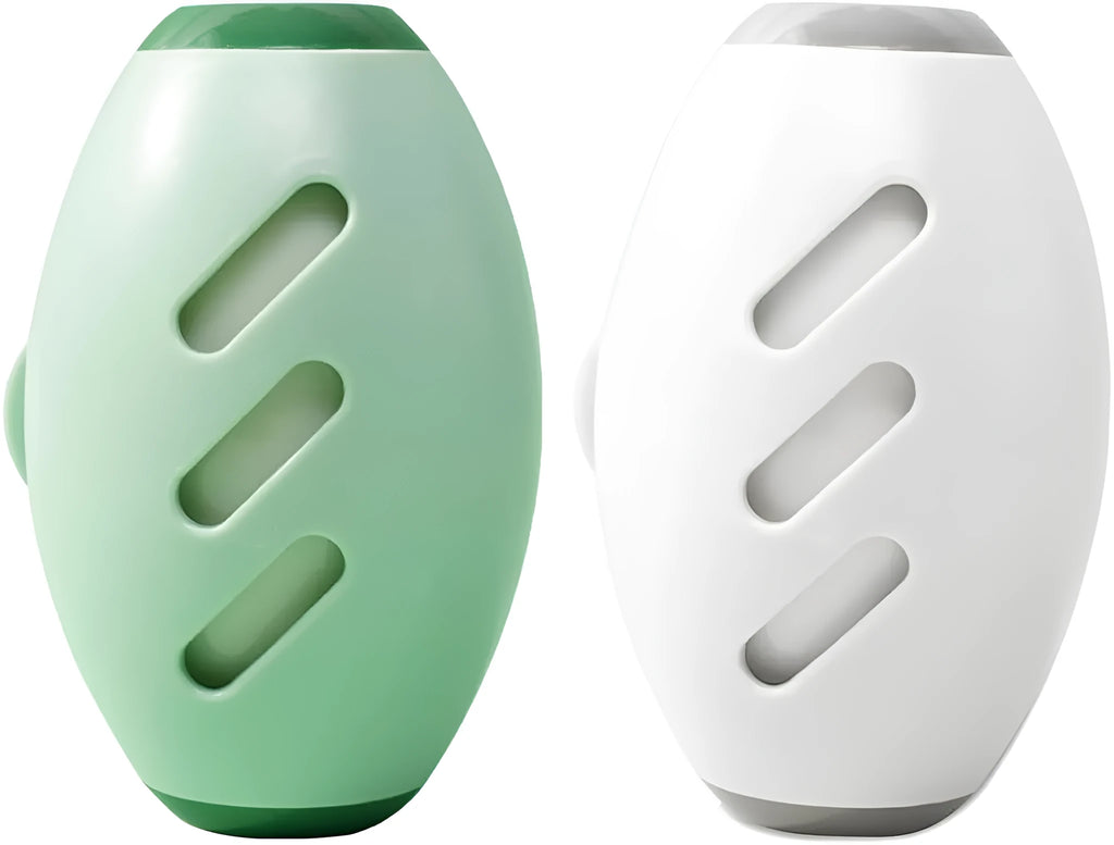 Green reusable gel lint roller ball for pet hair removal from clothes and furniture