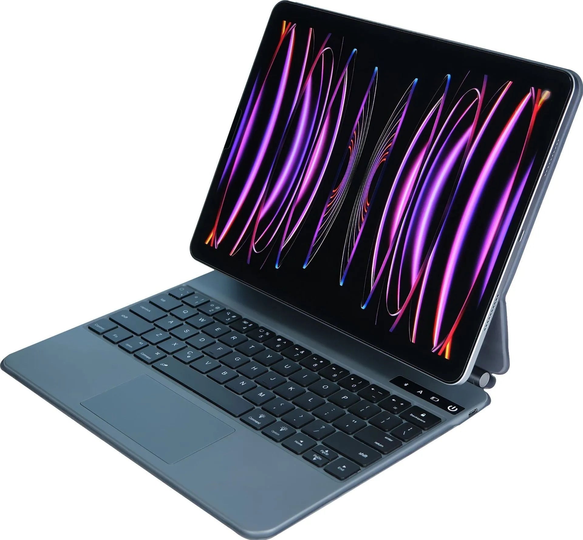 Magnetic suction iPad keyboard case with Bluetooth and 11-inch protective cover