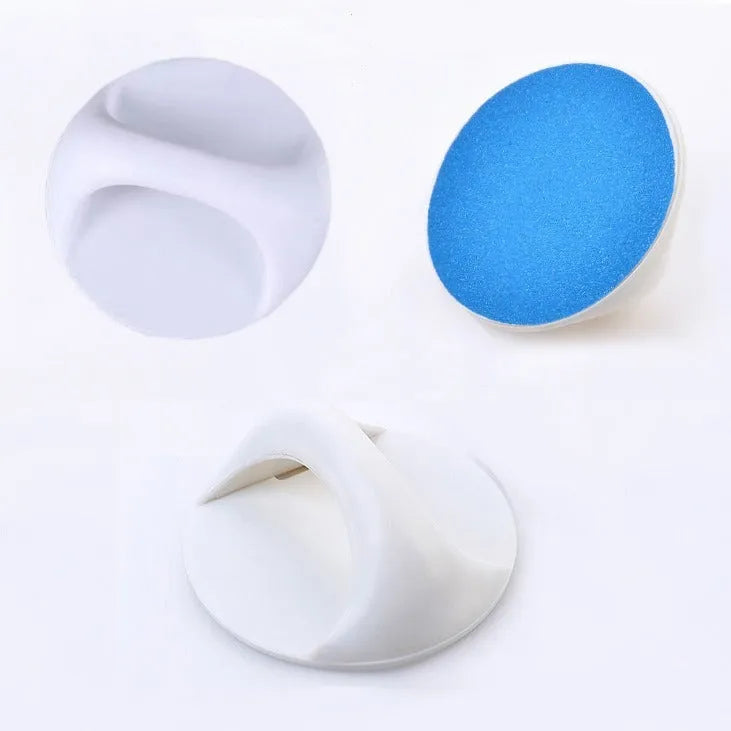 Square dog nail file board with ergonomic handle in blue colour option