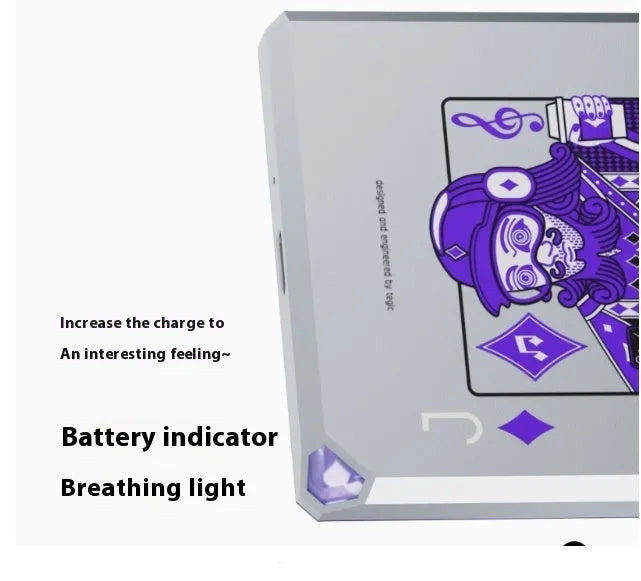 Ultra-thin magnetic power bank 10.5mm 5000mAh 15W wireless charger in DANCE colour
