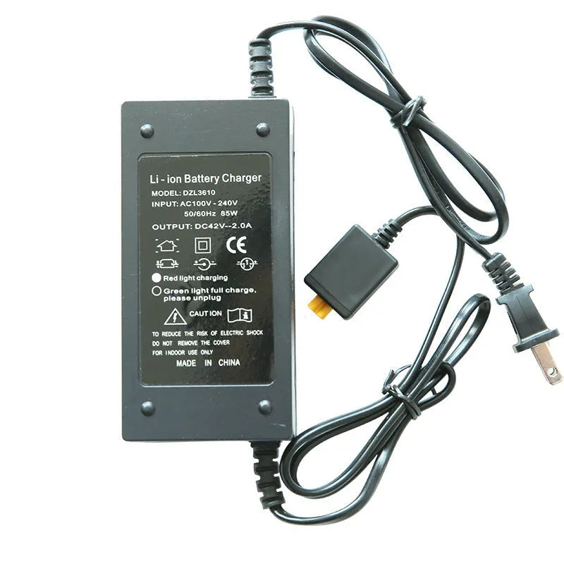 26-inch bicycle electric conversion kit showing hub motor wheel, lithium battery, and charger