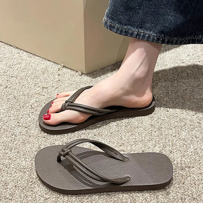 Men's casual PVC flip flops with toe covering design in various colours