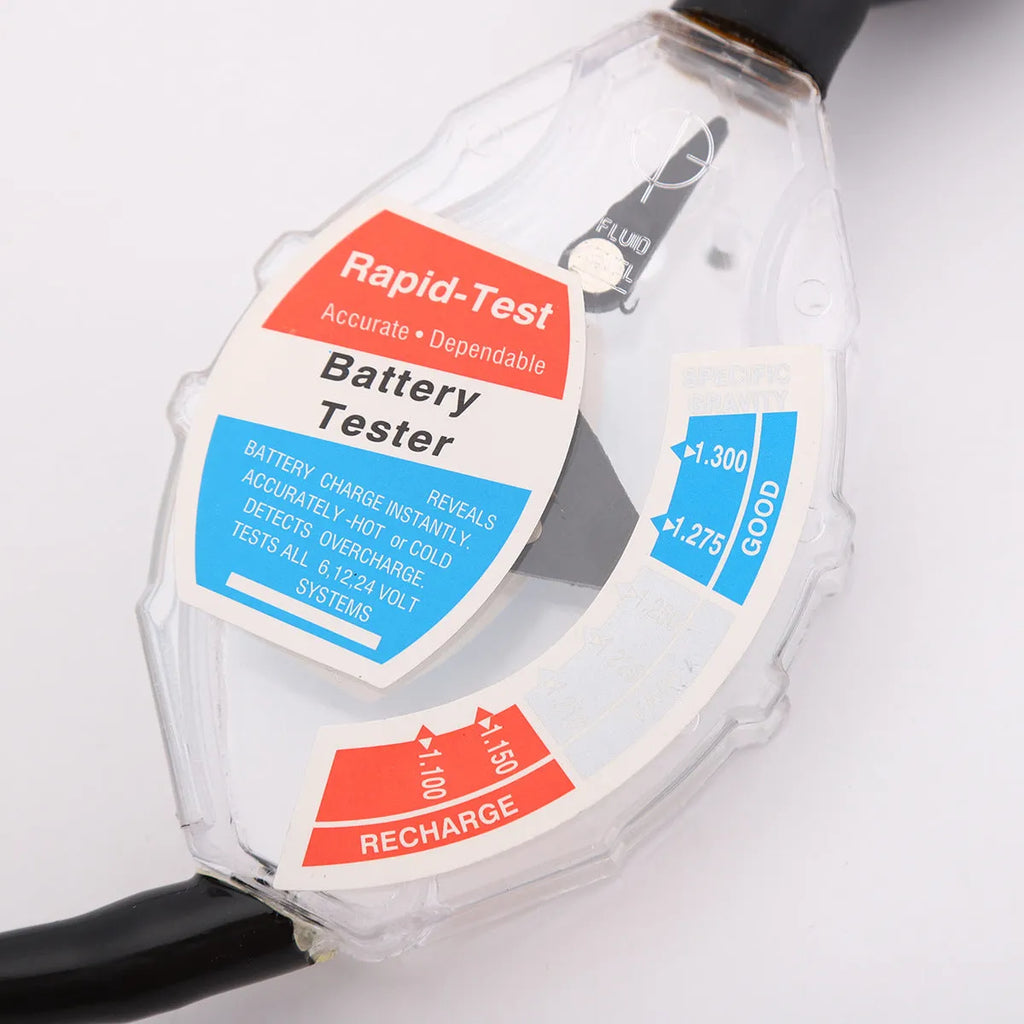 ABS plastic battery hydrometer for lead acid electrolyte testing with suction operation