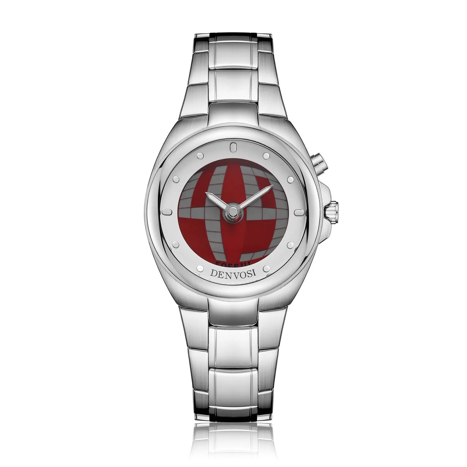 Y2K vintage digital watch with dual display LED screen and alloy strap
