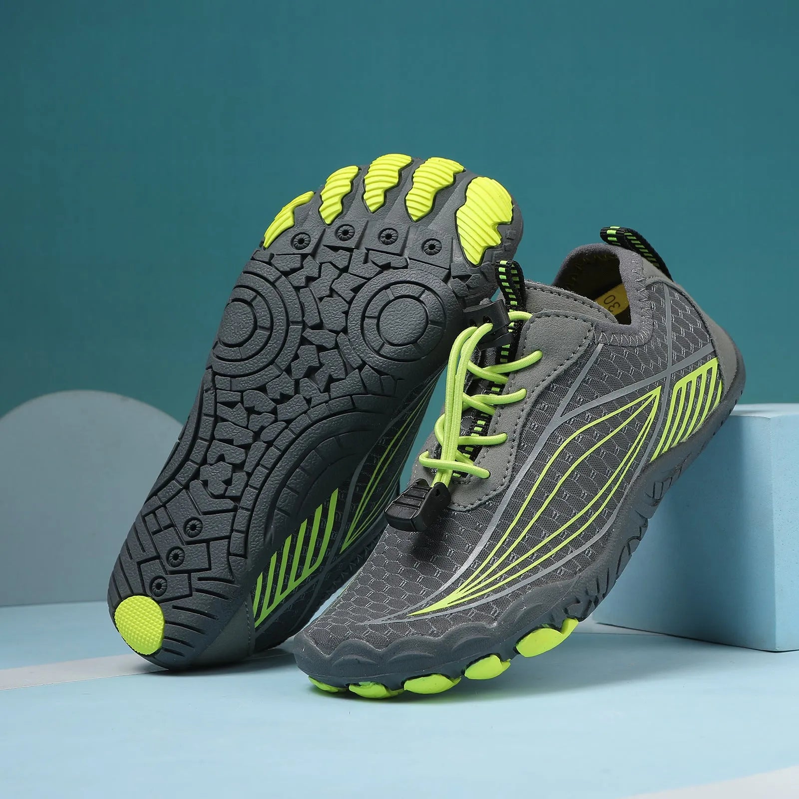 Children's quick-drying wading shoes with non-slip rubber soles for beach sports in multiple colour options