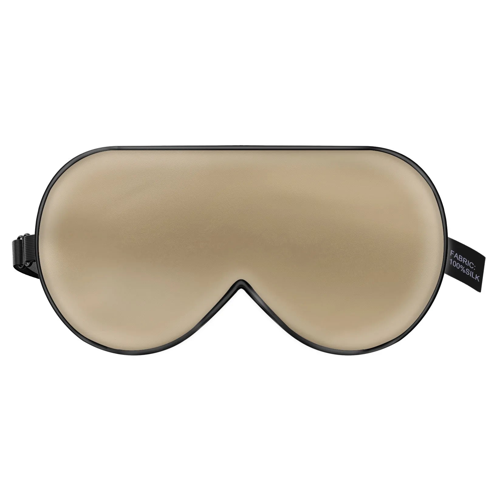 Double-sided Mulberry silk eye mask in a selection of colours including black, wine red, and ivory white.
