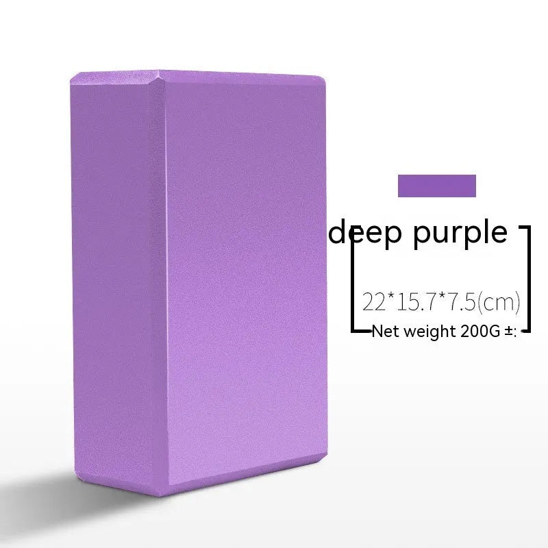 EVA foam yoga block in various colours for dance and fitness support