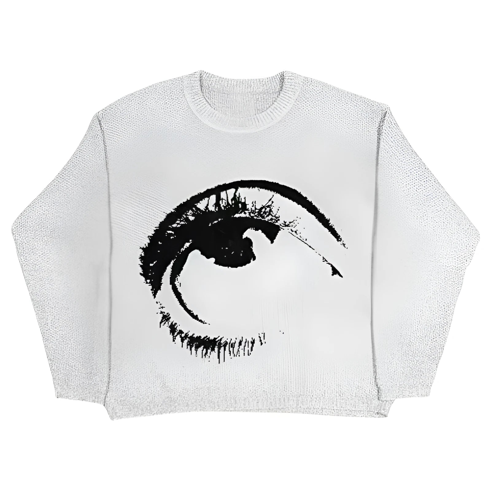 Street hipster style cotton pullover sweater in multiple colours with round neck design