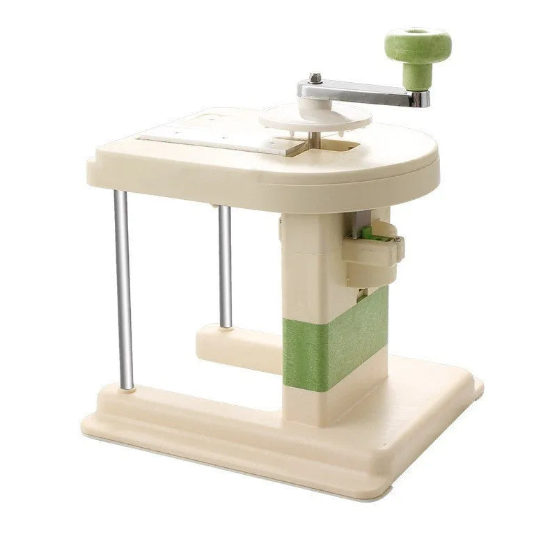 Beige multifunctional kitchen slicer chopper with stainless steel blades for vegetables