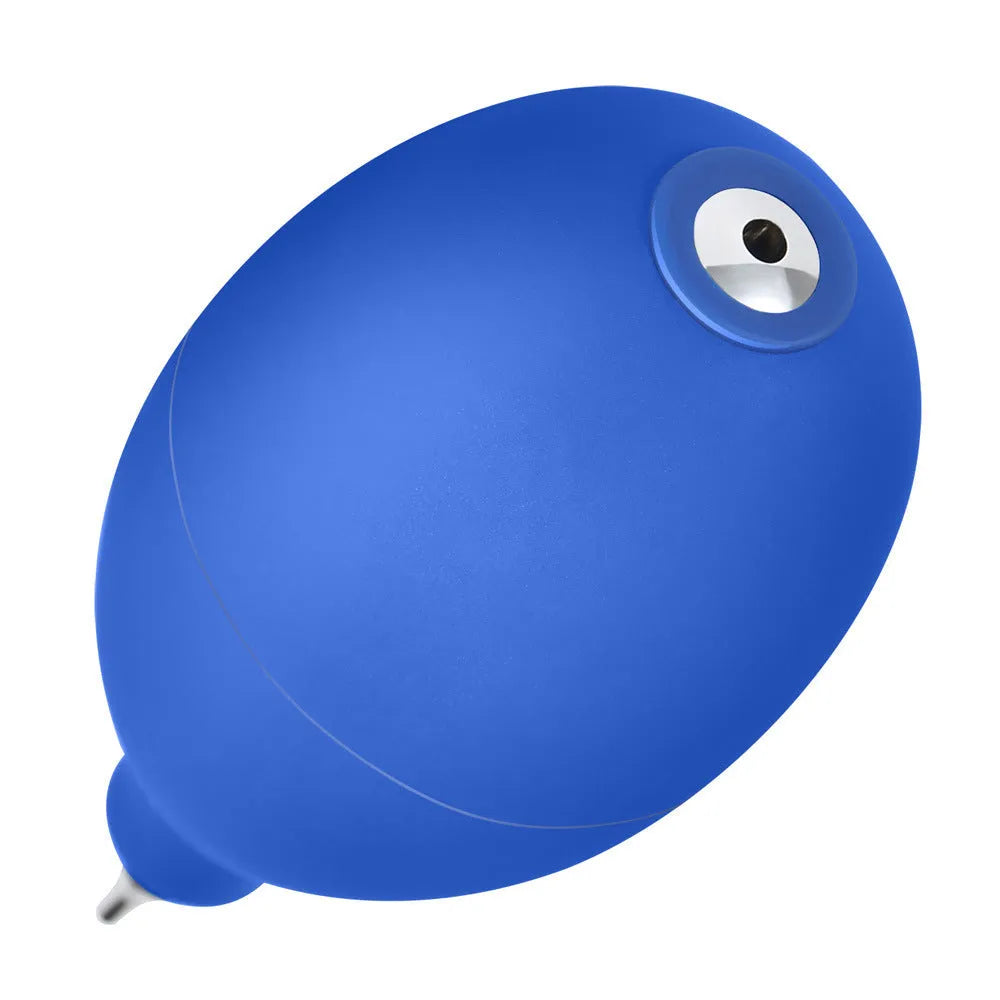 Blue rubber dust removal ball for cleaning camera lenses and mobile phones