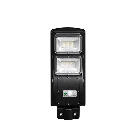 Integrated solar street light with LED panel and remote control for outdoor garden use