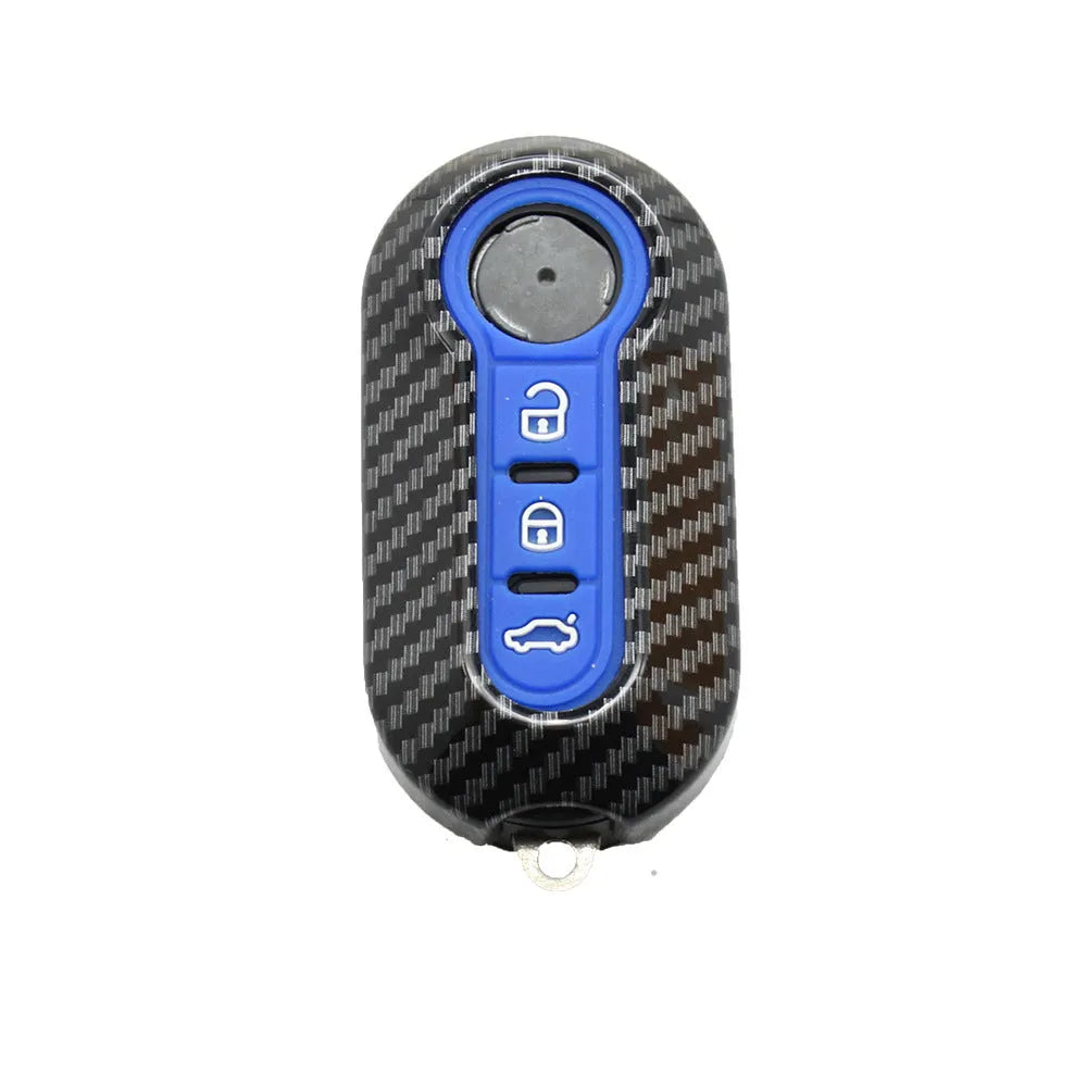 Fiat 500 Boyue Ottimo Viaggio remote key shell in ABS plastic