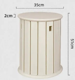 Round metal dining stool with stackable design in four colour options