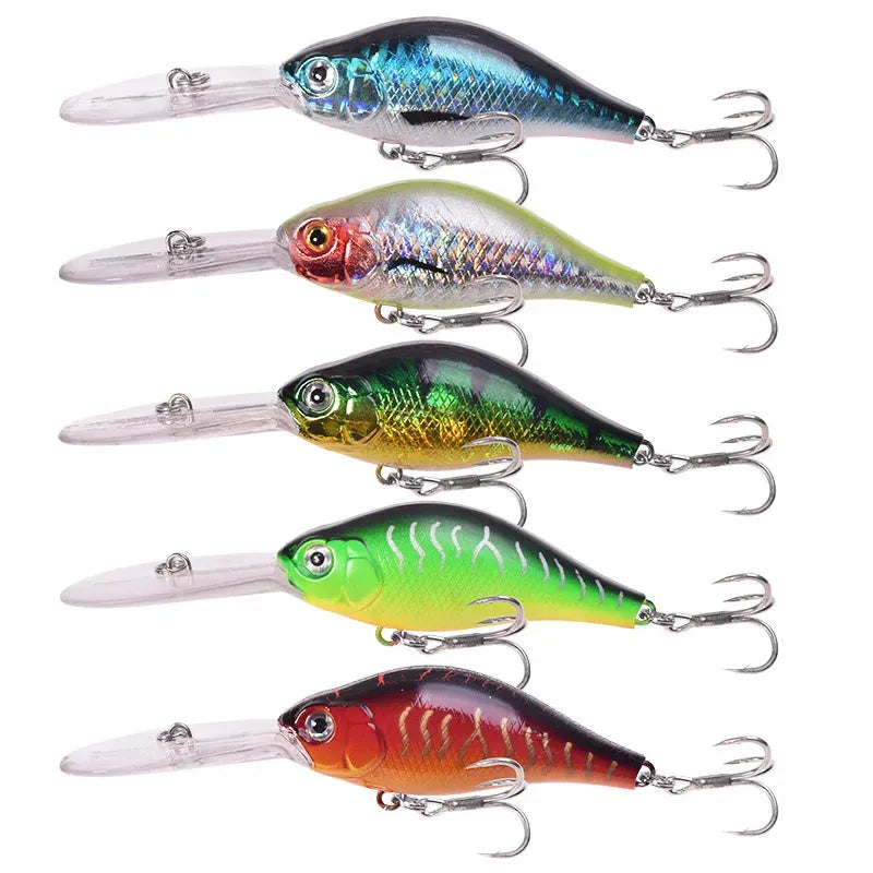Little Fat Man Mino deep diving fishing lure measuring 10.5cm in various colour options