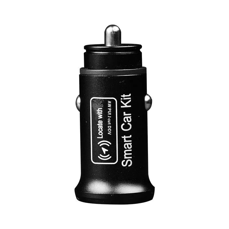 Black car charger GPS locator tracking device for vehicle security with ABS plastic housing