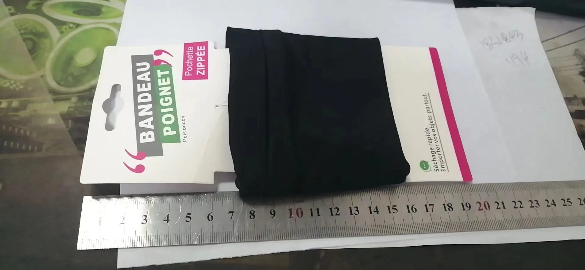 Waterproof wrist bag armband sleeve for mobile phone, shown with dimensions 10cm by 10.5cm.