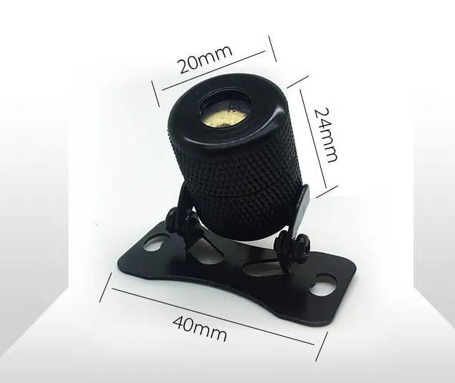 Aluminium vehicle laser fog lamp with adjustable bracket for anti-collision warning