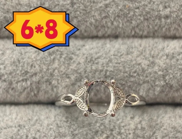 Oval denier ring with five-pointed star design in electroplated copper Korean style jewellery