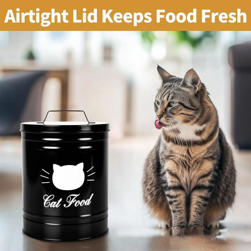 Round iron sheet moisture-proof storage can with 301-500ml capacity for pantry organisation