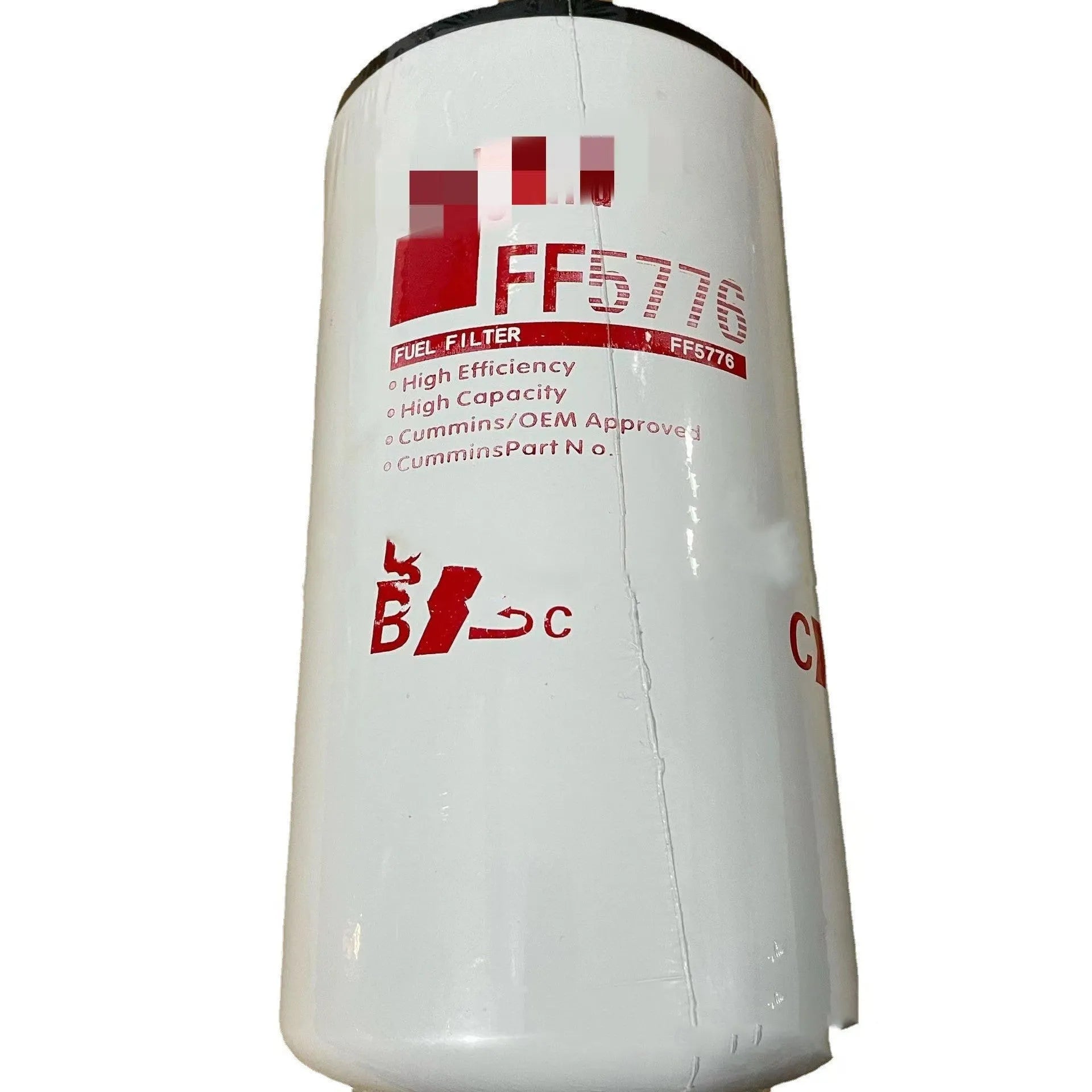 FF5776 metal folding diesel filter element with 2mm connections for automotive engine oil systems