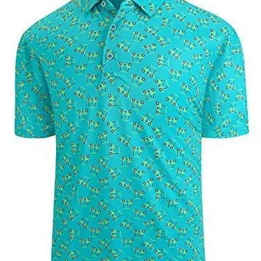 Men's 3D printed short sleeve t-shirt in Japanese retro style with zipper detail on mesh fabric.