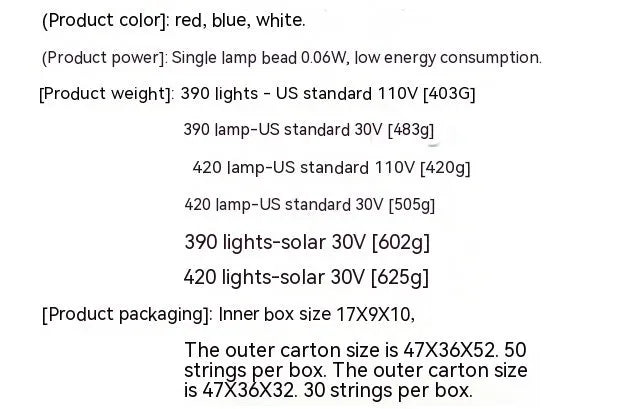 American flag solar net light grid shape red white blue LEDs on dark background