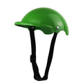 Small S size plastic pet helmet for motorcycle safety in pink, black, yellow or green colours