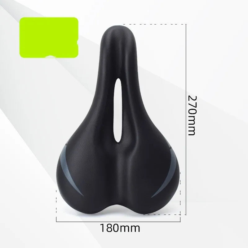 Bicycle seat cushion with hollow design pattern measuring 270mm by 180mm in 3147 colour