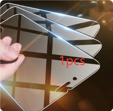 Tempered glass screen protector for iPhone models with anti-fingerprint properties