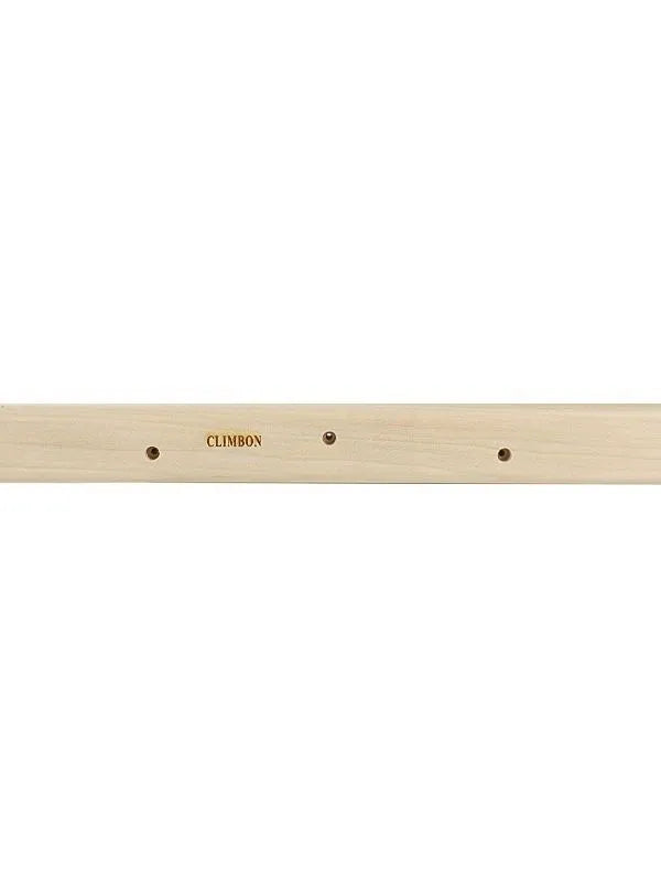 Three solid wooden hangboards for grip strength training in 12cm, 40cm and 50cm lengths