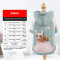 Brown cotton dog sweatshirt on a pet, showing casual fit and soft fabric texture.