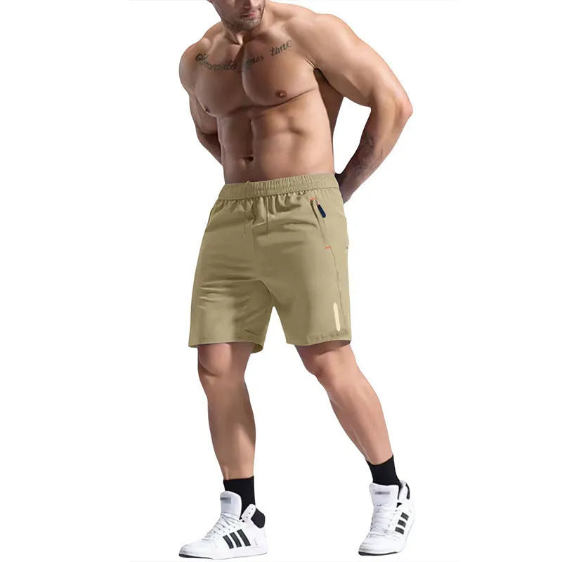 Men's bamboo fibre sports shorts with elastic drawstring waist in nine colour options