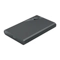 Black ABS plastic 2.5-inch USB 3.0 external hard drive case for laptop SSD or HDD enclosure