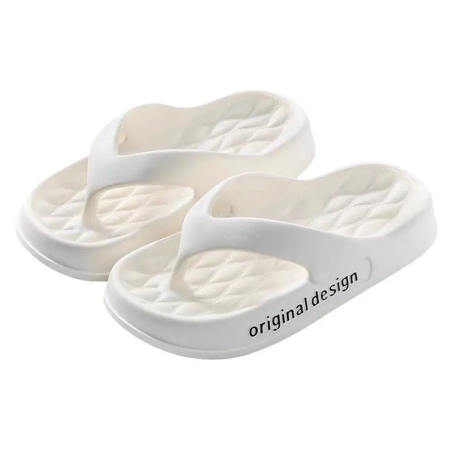 Men's EVA flip flops slippers in various colours showing open-toe beach shoe design