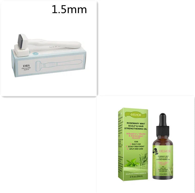 59ml bottle of rosemary mint hair growth fluid for scalp massage and nourishment