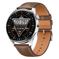 Sports smart watch with health monitoring on wrist showing 1.32-inch display